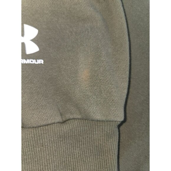 Under Armour Loose Fit Sweatshirt Large Olive Green Crewneck - Picture 7 of 8